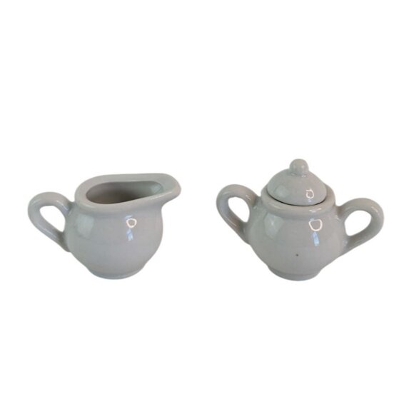 Schylling Childs Miniature Tea Set Ladybug Fly Away Home Collectible White Red - Picture 9 of 11